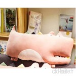 KLGG Crocodile Children Pillow Single Pillow Home Student Cute One Pack Low Pillow Pink 75Cm*30Cm*17Cm - B07VNGCRSH